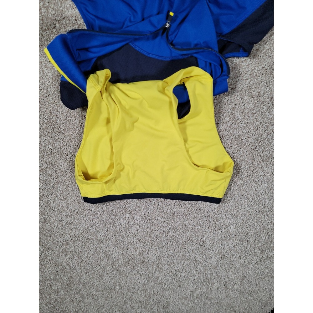 Ralph Lauren RLX Vest Jacket Womens Large Stretch 1/2 Zip Racerback Blue Golf - Picture 8 of 13